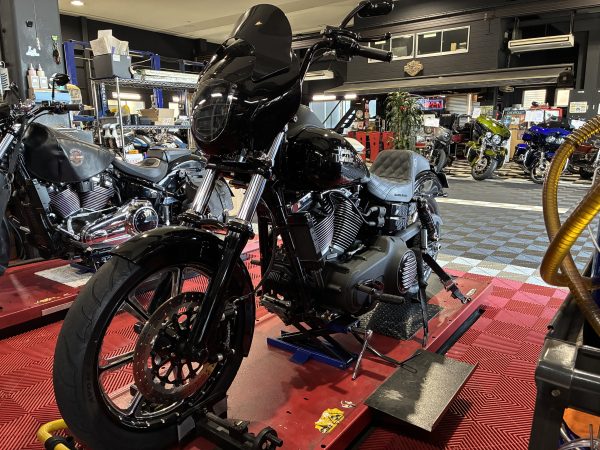 2014y FXDB ハンドル＆フェアリング交換