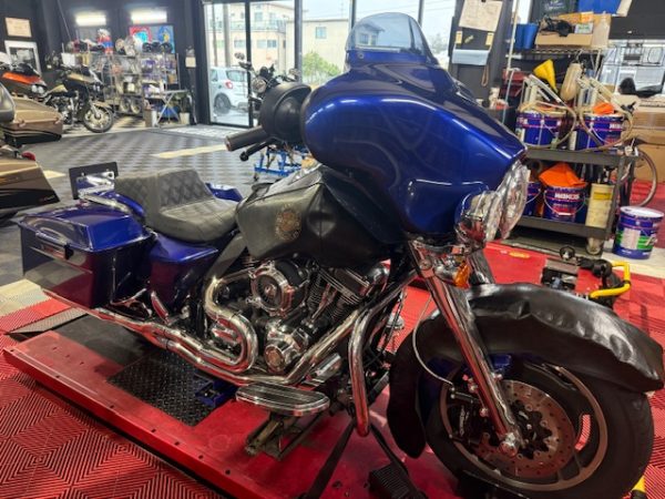 ’07 FLHX リアブレーキローター交換