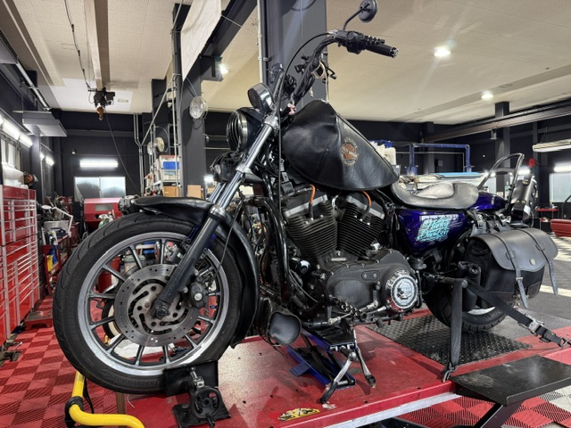 XL883R　ホイールベアリング破損