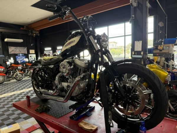 ’05 XL1200R リアブレーキローター交換